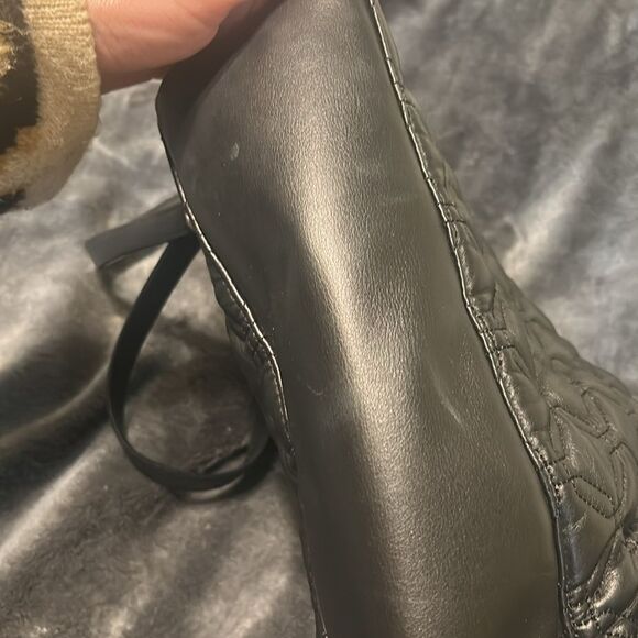 Kate Spade Astor Court Marlene Black Quilted Chain Handle Handbag Purse - Picture 8 of 16